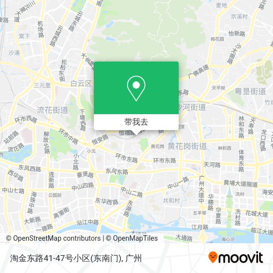 淘金东路41-47号小区(东南门)地图