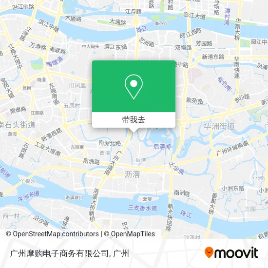 广州摩购电子商务有限公司地图