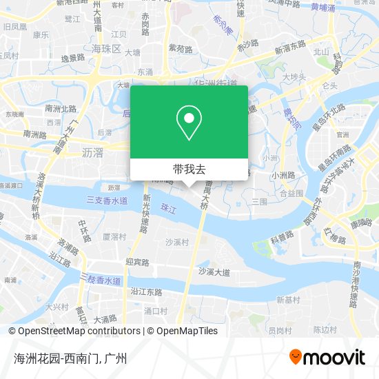 海洲花园-西南门地图