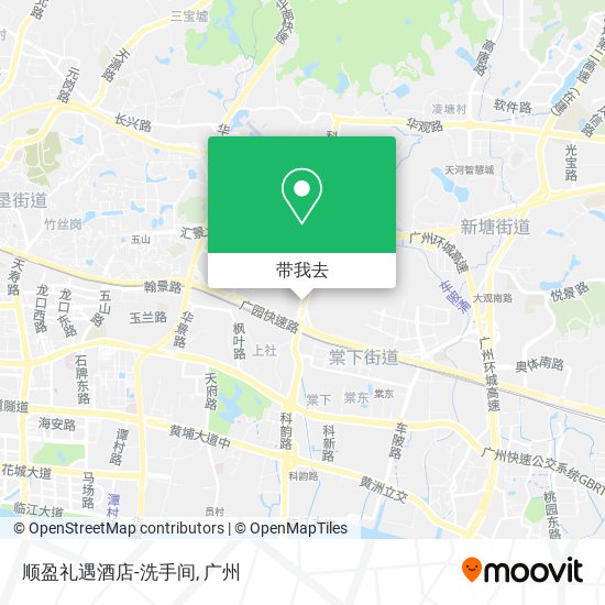 顺盈礼遇酒店-洗手间地图