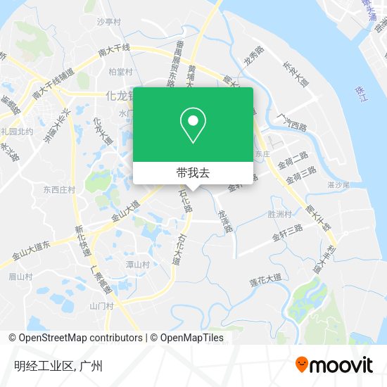 明经工业区地图