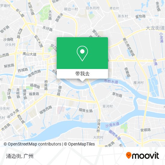涌边街地图