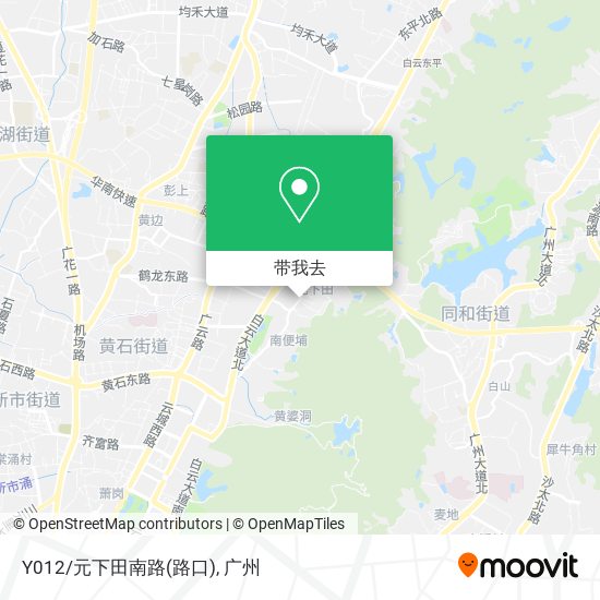 Y012/元下田南路(路口)地图