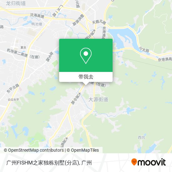 广州FISHM之家独栋别墅(分店)地图