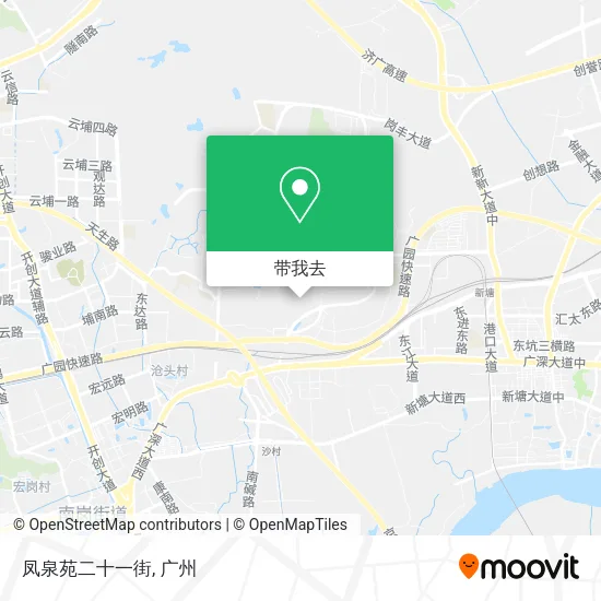凤泉苑二十一街地图