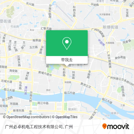 广州必卓机电工程技术有限公司地图