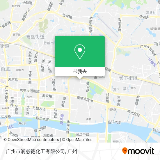广州市润必德化工有限公司地图