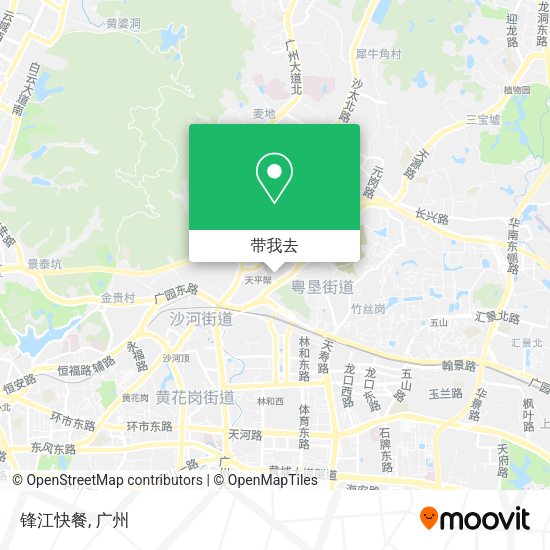 锋江快餐地图