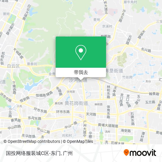 国投网络服装城C区-东门地图