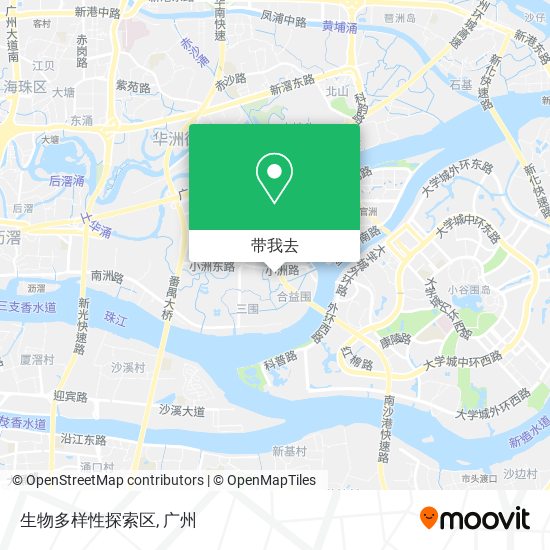 生物多样性探索区地图