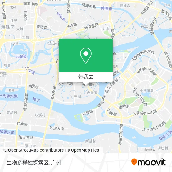 生物多样性探索区地图