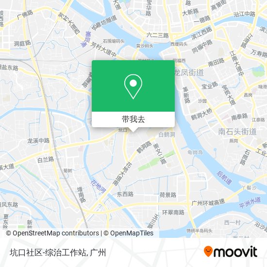 坑口社区-综治工作站地图