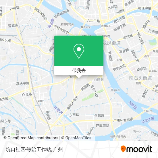 坑口社区-综治工作站地图