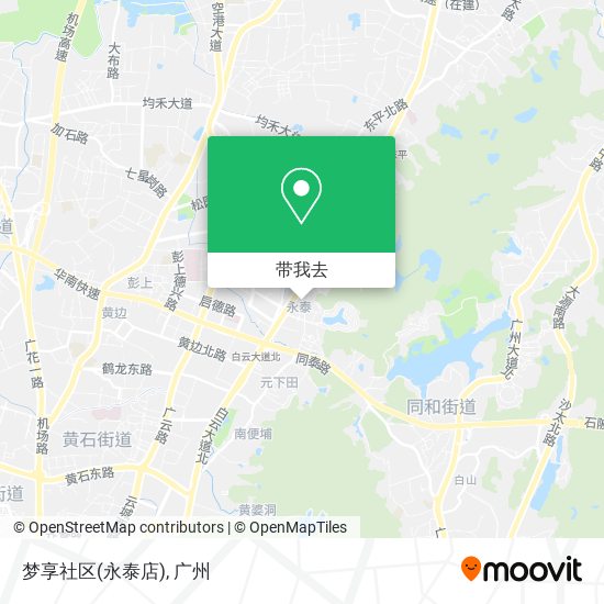 梦享社区(永泰店)地图