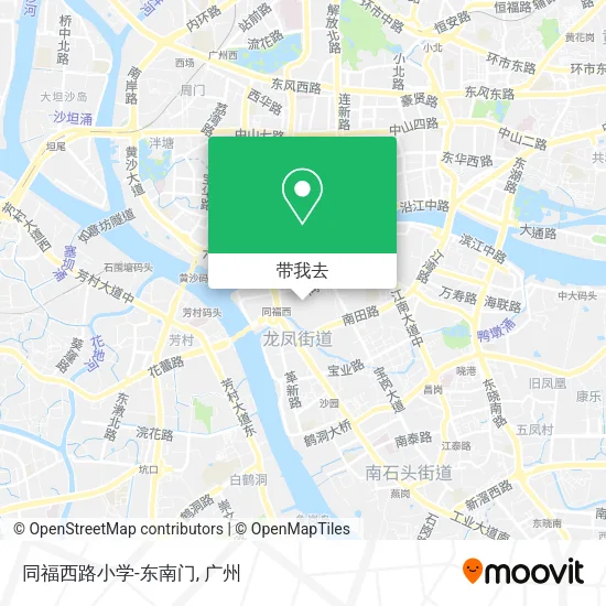 同福西路小学-东南门地图