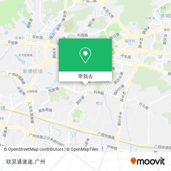 联昊通速递地图