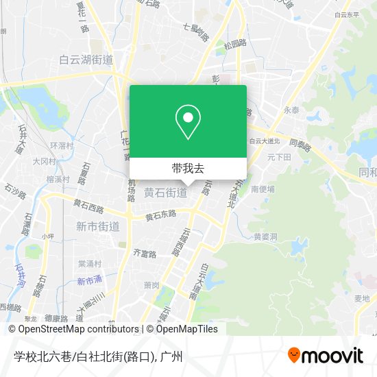 学校北六巷/白社北街(路口)地图