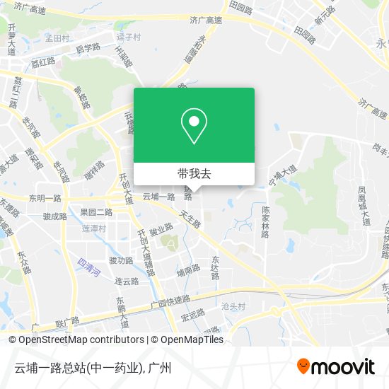 云埔一路总站(中一药业)地图