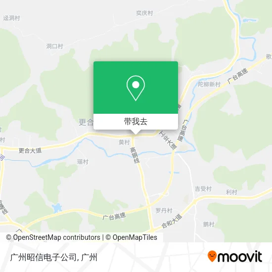 广州昭信电子公司地图