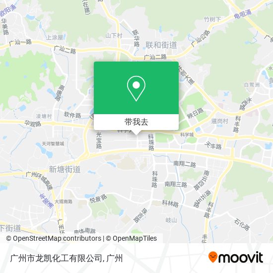 广州市龙凯化工有限公司地图