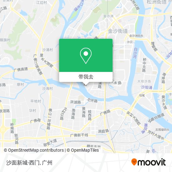 沙面新城-西门地图