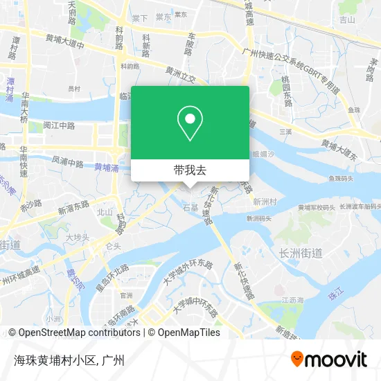 海珠黄埔村小区地图