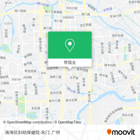 南海区妇幼保健院-东门地图