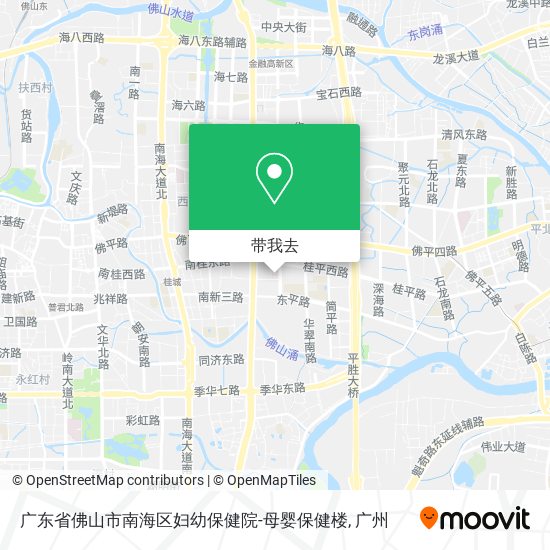 广东省佛山市南海区妇幼保健院-母婴保健楼地图