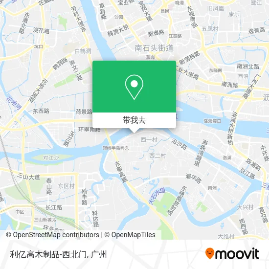 利亿高木制品-西北门地图