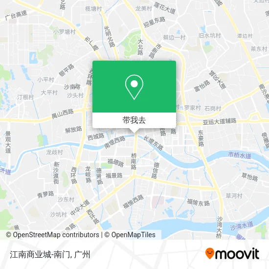 江南商业城-南门地图