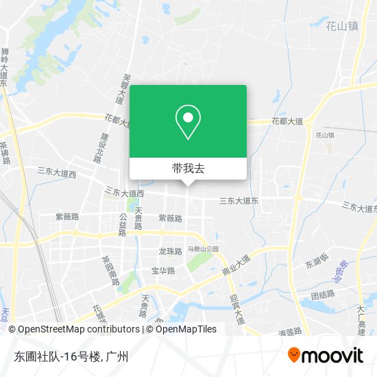 东圃社队-16号楼地图