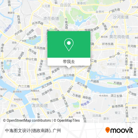 中逸图文设计(德政南路)地图