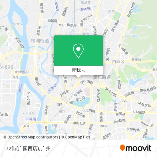 72街(广园西店)地图