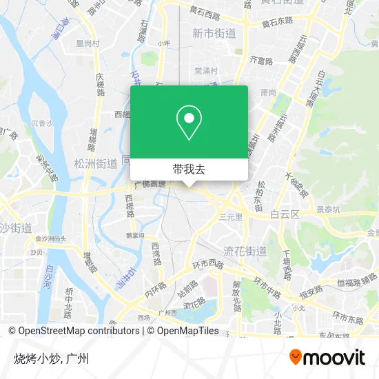 烧烤小炒地图