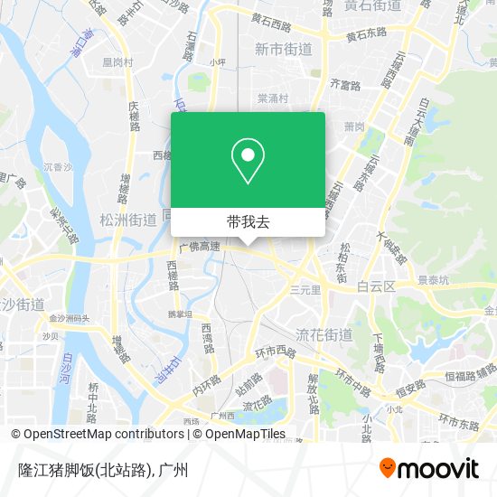 隆江猪脚饭(北站路)地图
