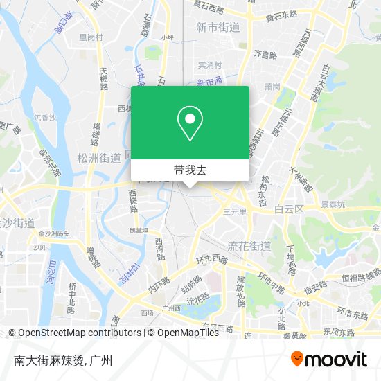 南大街麻辣烫地图