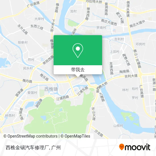 西樵金锡汽车修理厂地图