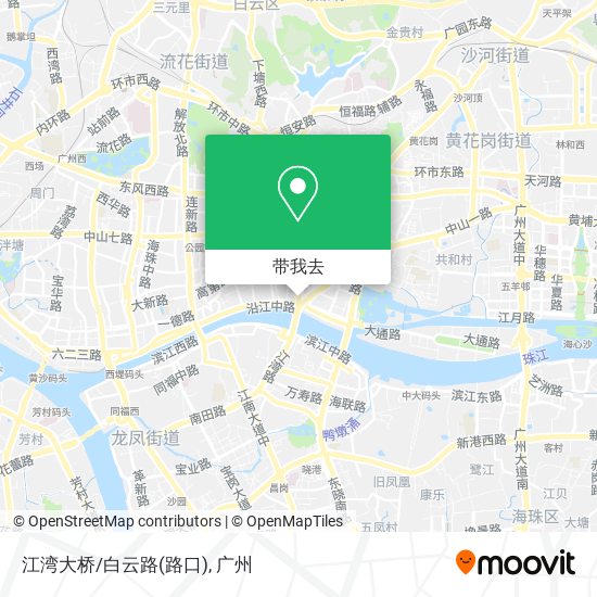 江湾大桥/白云路(路口)地图