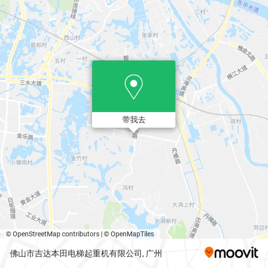 佛山市吉达本田电梯起重机有限公司地图