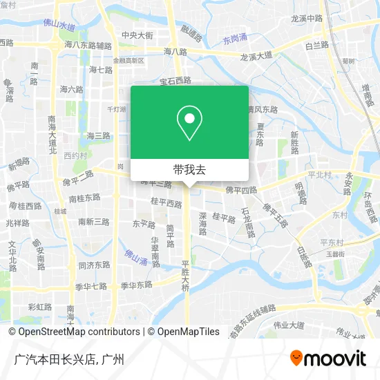 广汽本田长兴店地图