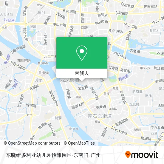 东晓维多利亚幼儿园怡雅园区-东南门地图