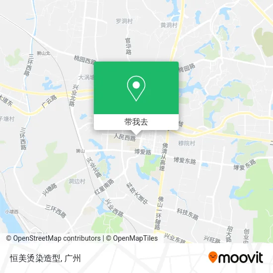 恒美烫染造型地图