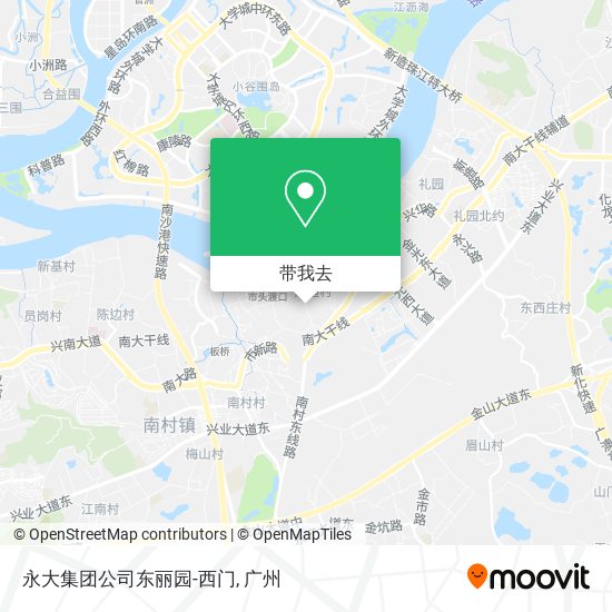 永大集团公司东丽园-西门地图