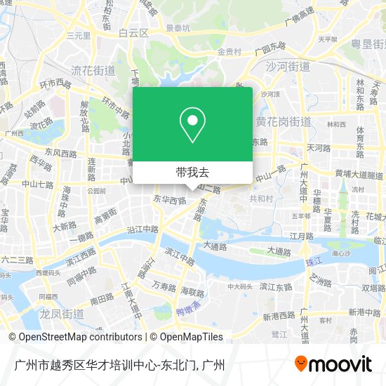 广州市越秀区华才培训中心-东北门地图