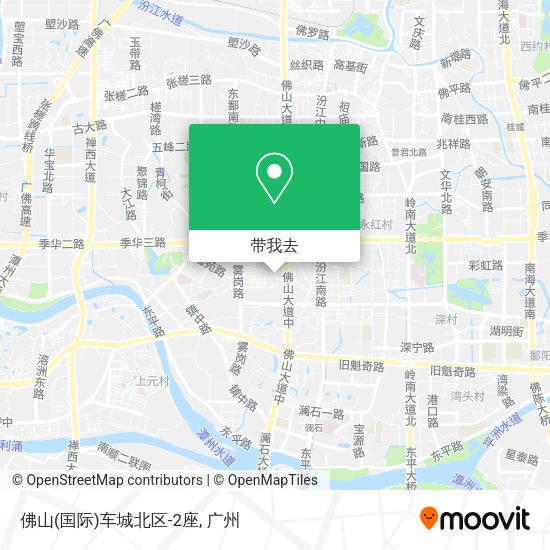 佛山(国际)车城北区-2座地图