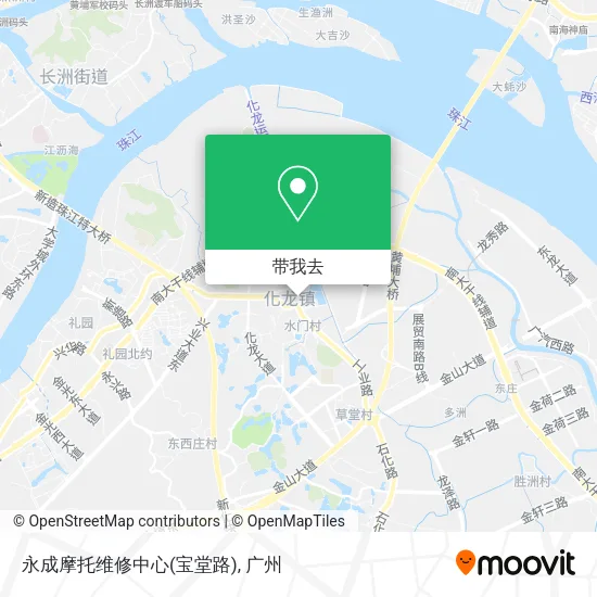 永成摩托维修中心(宝堂路)地图