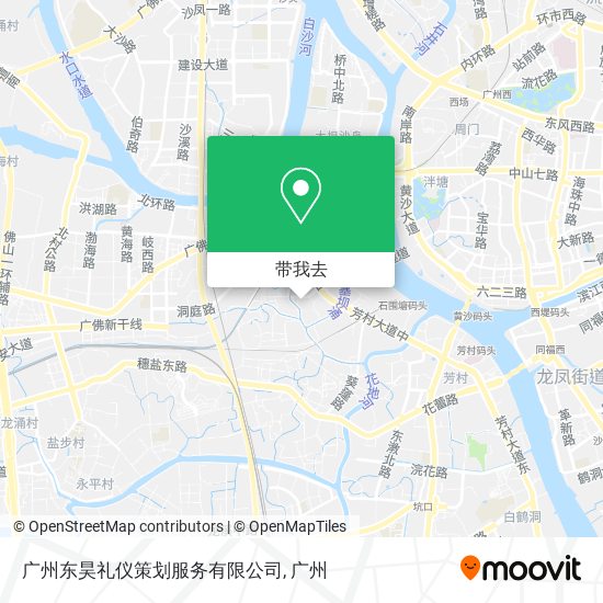 广州东昊礼仪策划服务有限公司地图
