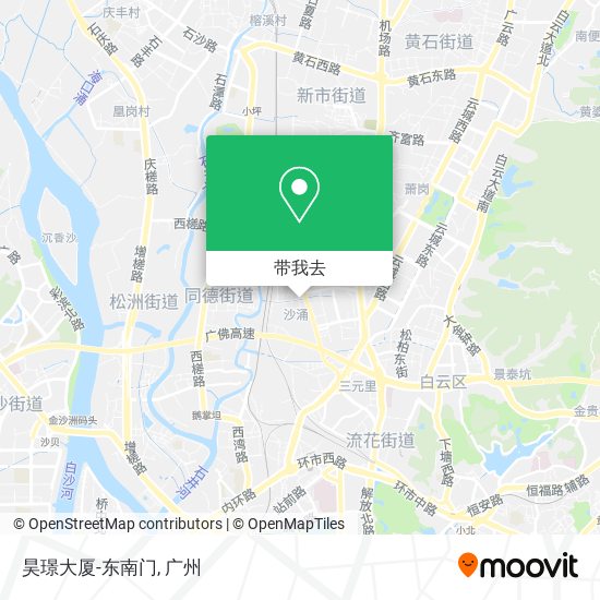 昊璟大厦-东南门地图