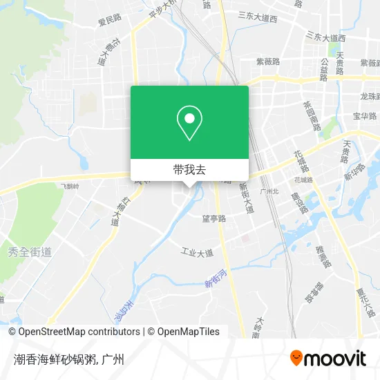 潮香海鲜砂锅粥地图