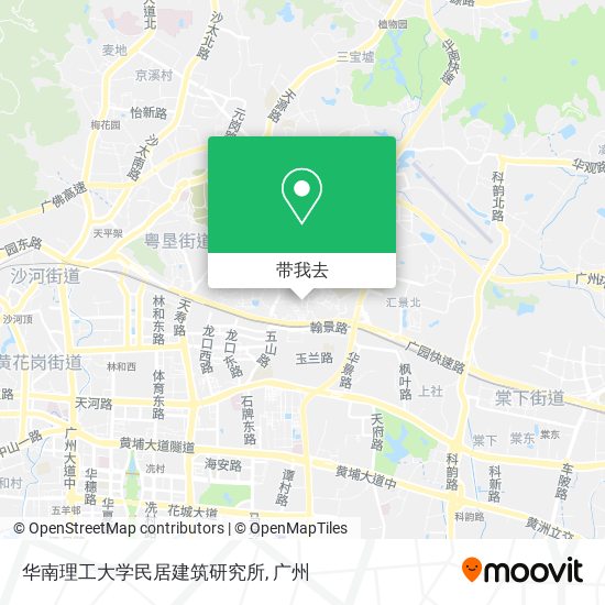 华南理工大学民居建筑研究所地图